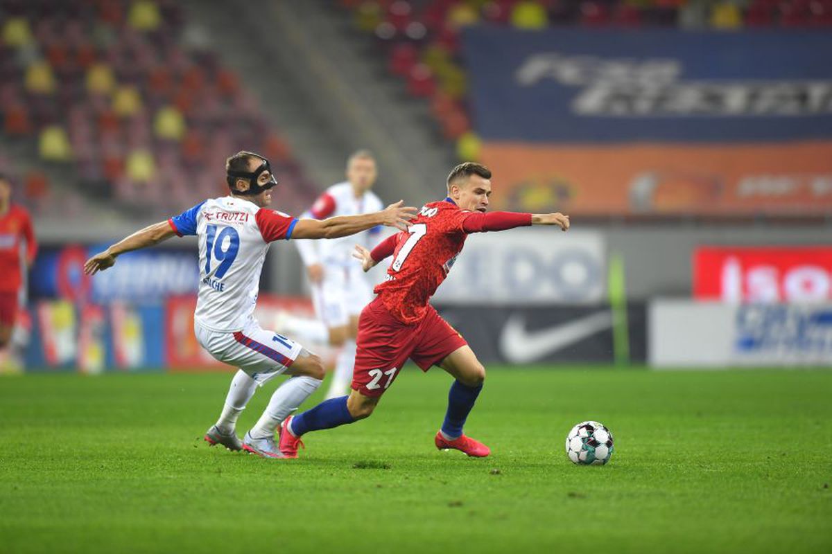 FCSB. Favoritul lui Gigi Becali, criticat de antrenor: „Știe ce vreau de la el”