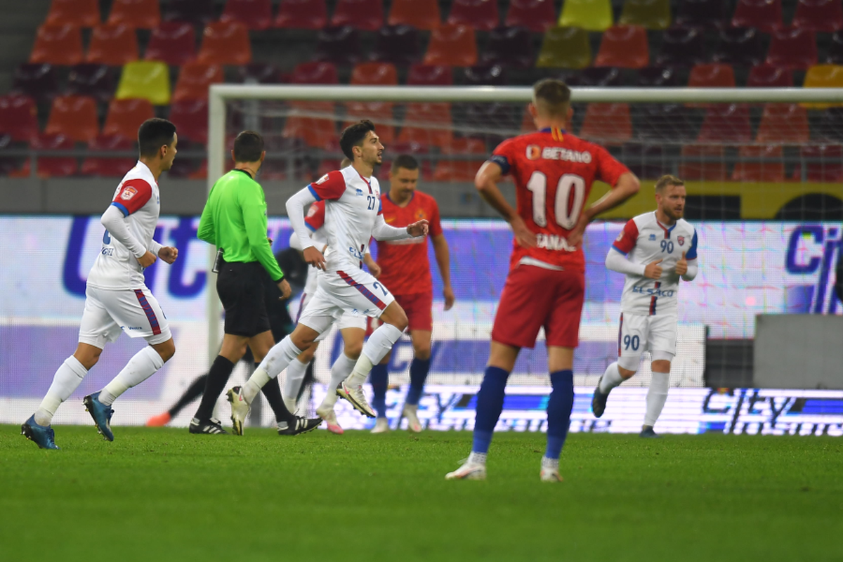 VIDEO+FOTO Sergiu Buș, ratare incredibilă în FCSB - FC Botoșani » Man l-a salvat pe respingere