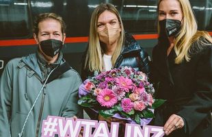 Simona Halep, primită ca o regină la Linz! Imagini cu sosirea româncei la turneul din Austria