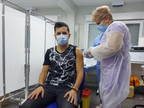 Nicolae Dică, secundul echipei naționale, e vaccinat împotriva COVID-19. Foto: frf.ro