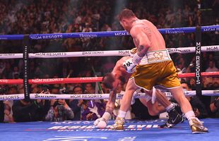 „Canelo” Alvarez a făcut istorie » E primul campion absolut la mijlocie după victoria prin KO contra lui Caleb Plant