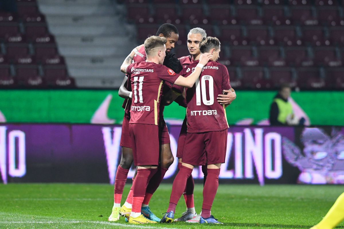 CFR Cluj trece de FCU Craiova și îi suflă în ceafă Rapidului! Cifre incredibile pentru Deac în Liga 1
