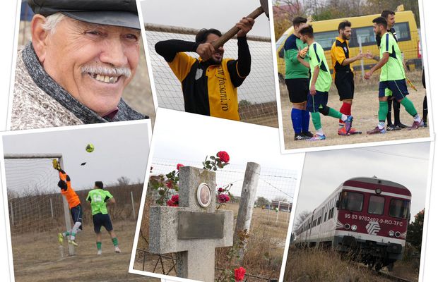 Cum se joacă un meci în județeana din Călărași? De la baros la fotbal, cu o vizită prin cimitir! „Sunteți nebuni? Îi luăm tare, îi punem pe calea ferată!”