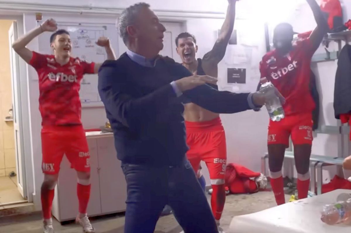 Cum a comentat fostul idol din „Ștefan cel Mare” imaginile cu Rednic dansând de bucurie că a bătut-o pe Dinamo