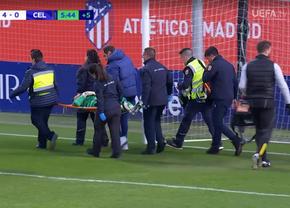 Șoc la Madrid! A leșinat din senin în finalul meciului și a fost scos pe targă de pe teren