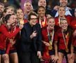 Billie-Jean King a fost prezentă la premiere Spaniei de la Campionatul Mondial de forbal feminin FOTO Guliver/Getty Images