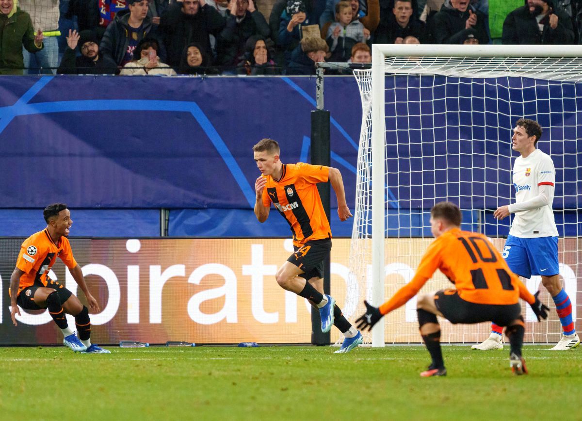 Danylo Sikan i-a dat gol Barcelonei și a celebrat în stilul lui Bellingham!