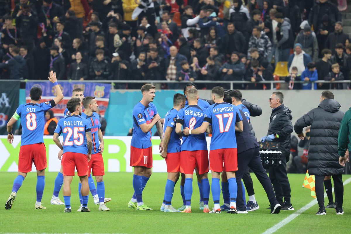 FCSB - Midtjylland, imagini din meci