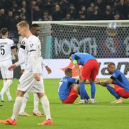 Florin Tănase, accidentat în FCSB - Midtjylland/ FOTO Ionuț Iordache (GSP)