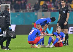 Lovitură pentru FCSB înainte de meciul cu UTA » Titularul a ieșit accidentat din antrenament