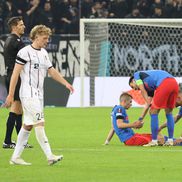 Florin Tănase, accidentat în FCSB - Midtjylland/ FOTO Ionuț Iordache (GSP)