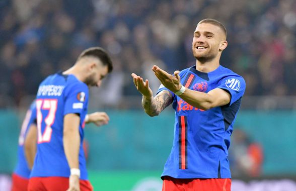 Cum explică Daniel Bîrligea golul inedit din FCSB - Midtjylland: „Mai sigur, ai mai multă suprafață de contact”