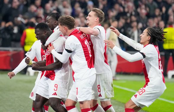 Toate rezultatele din grupa Europa League: Ajax a făcut scorul serii, maghiarii au dat lovitura + cine conduce după 4 etape