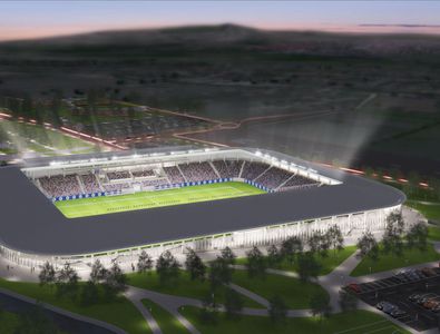 Stadion de 64 de milioane de euro, cu bustul fostului patron din Liga 1 la intrare: „Pas uriaș pentru stadionul Unirea!”