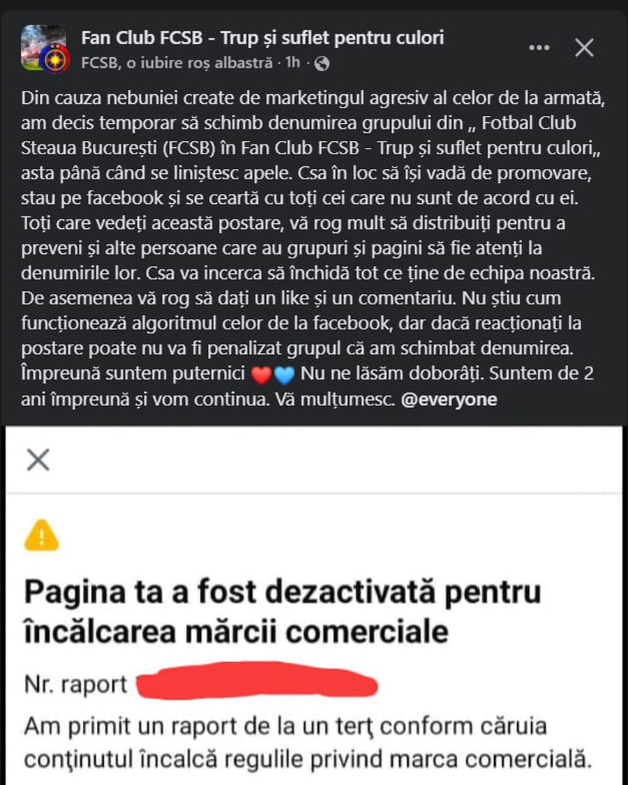 RĂZBOI! Steaua duce în instanță pe toți cei care folosesc, în spațiul virtual și nu numai, numele clubului Armatei în loc de FCSB!