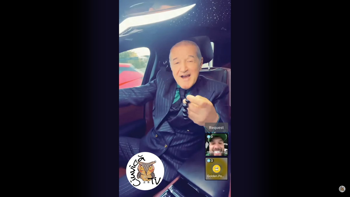 Gigi Becali, pe live cu Tzancă Uraganu