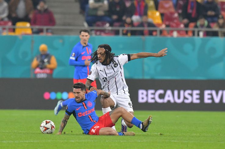 Alexandru Băluță în FCSB - Midtjylland / Foto: Ionuț Iordache și Cristi Preda GSP