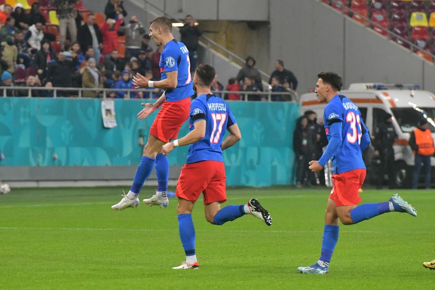 Florin Tănase a marcat în FCSB - Midtjylland // foto: GSP