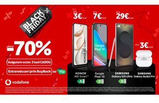 Black Friday de la Vodafone aduce potriveala perfectă cu reduceri de până la 70%