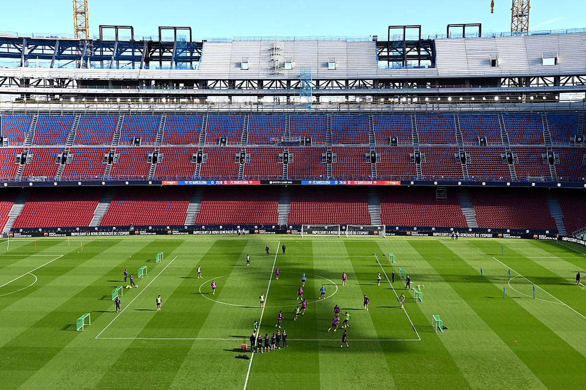 Camp Nou, stadionul celor de la Barcelona, pe 7 noiembrie 2025