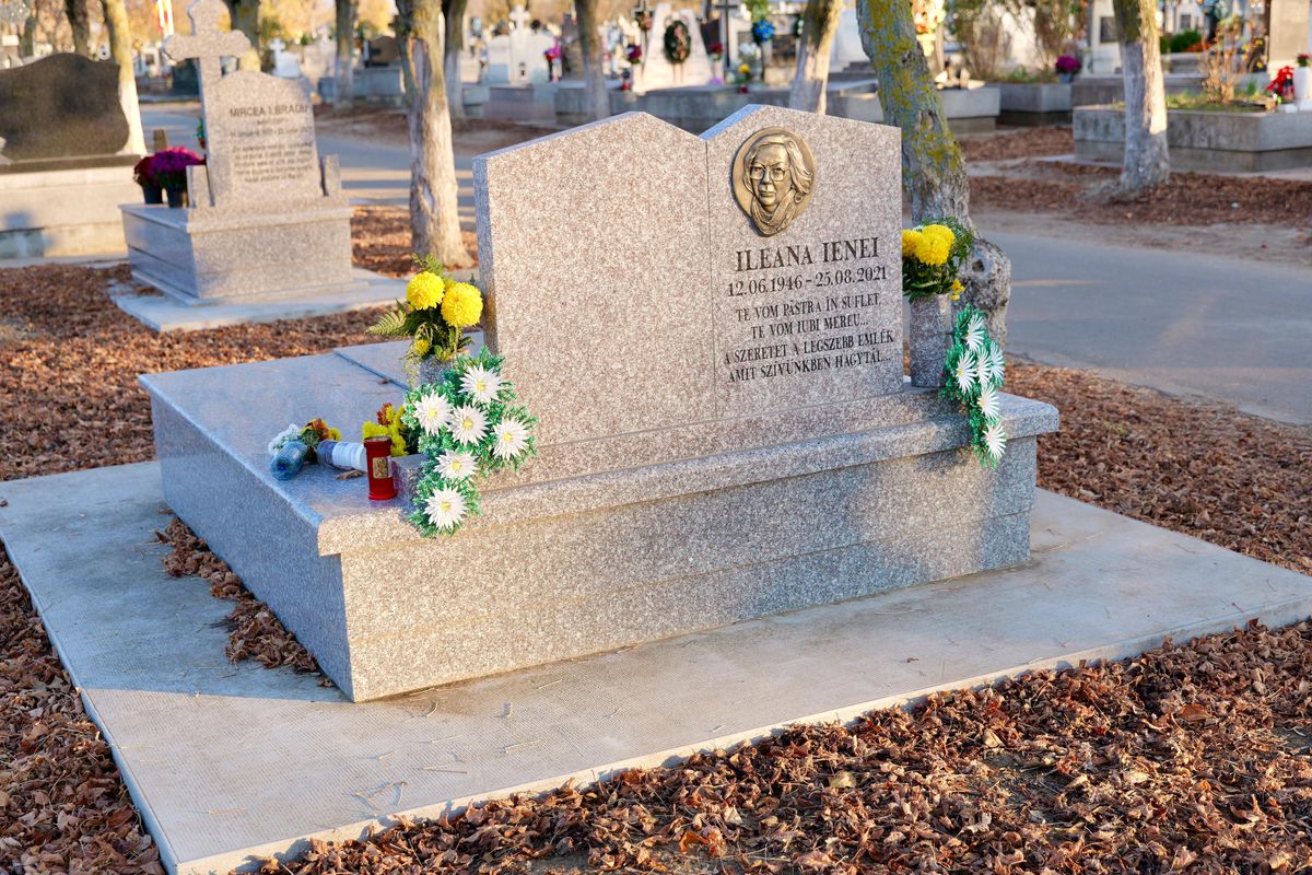 Emeric Ienei va fi îngropat alături de soție » Detaliul din fața casei din Oradea