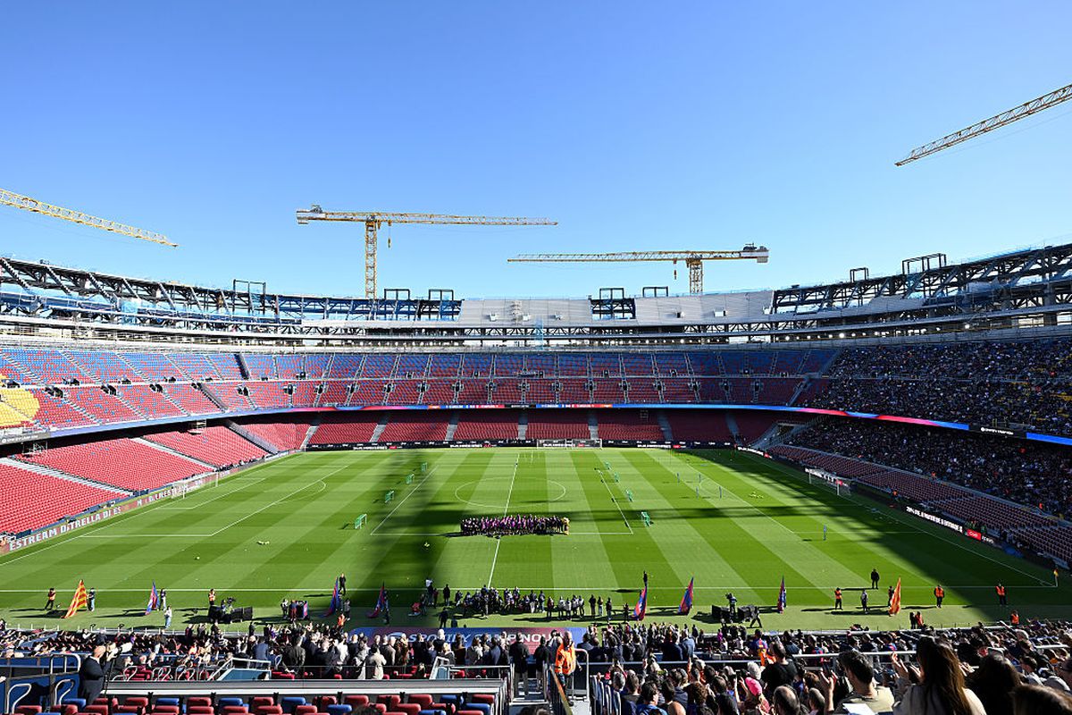 Camp Nou, stadionul celor de la Barcelona, pe 7 noiembrie 2025