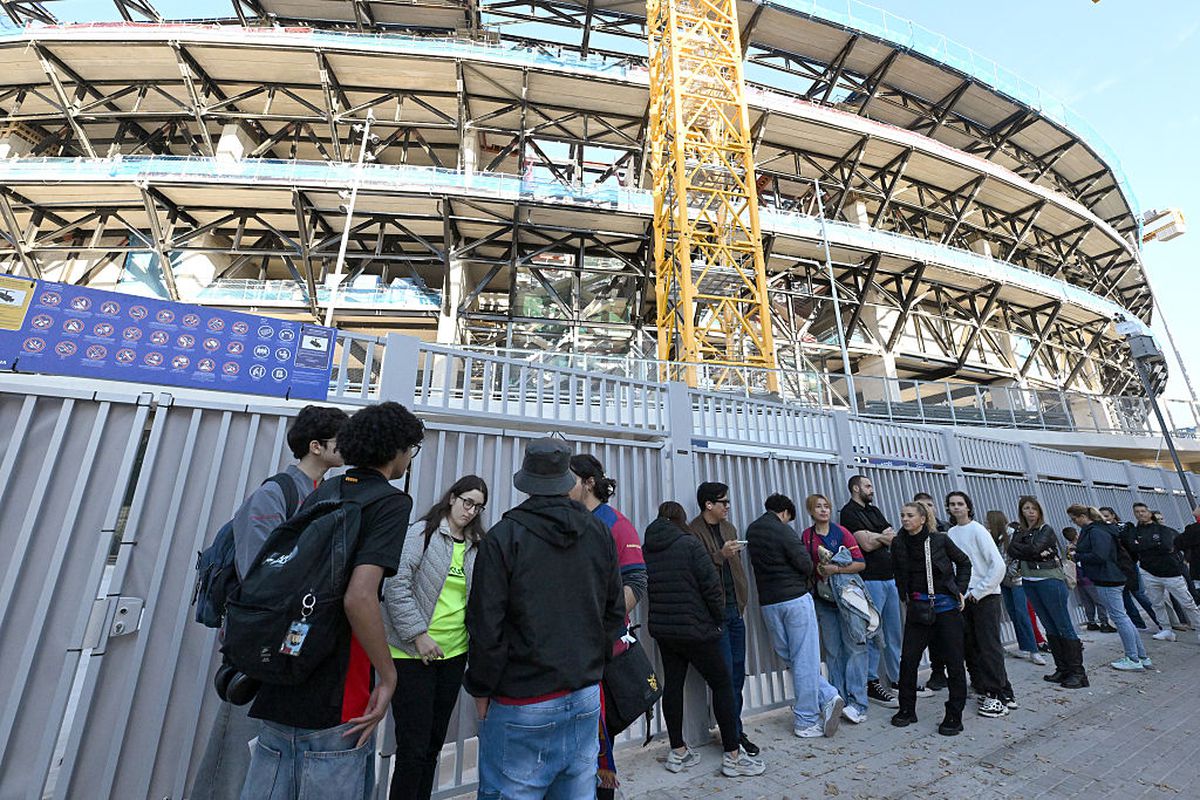 Camp Nou, stadionul celor de la Barcelona, pe 7 noiembrie 2025
