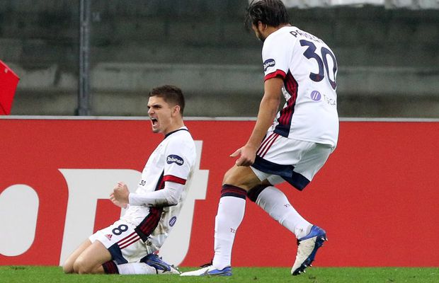 Răzvan Marin, lăudat în presa din Italia după primul gol la Cagliari: „Intuiție și execuție frumoasă” » Ce note a primit