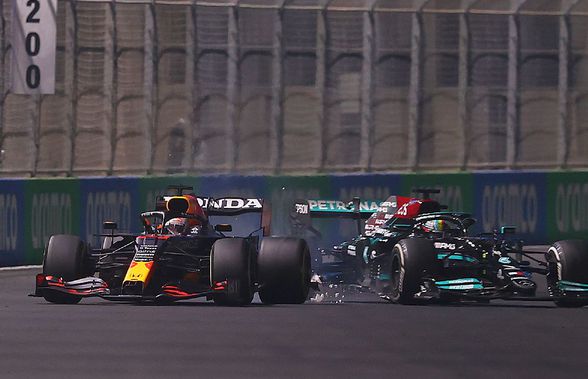 „Atunci ne-am ciocnit” » Hamilton și Verstappen, explicații pentru accidentul incredibil din Arabia Saudită
