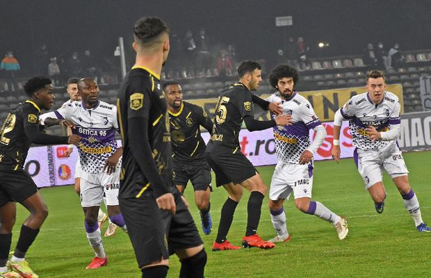 Gaz Metan Mediaș dă lovitura la ultima fază a meciului cu FC Argeș! O greșeală de arbitraj a influențat din nou rezultatul