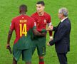 Cristiano Ronaldo a dat mâna cu Fernando Santos, omul care l-a lăsat pe bancă în Portugalia - Elveția // foto: Guliver/gettyimages