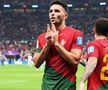 Goncalo Ramos, în stânga, a înscris de 3 ori în Portugalia - Elveția // foto: Guliver/gettyimages