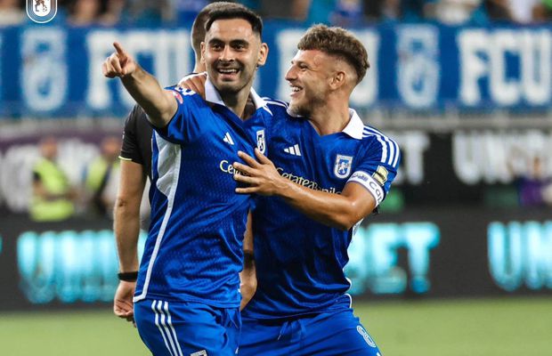 FCU Craiova o învinge clar pe FCSB și se califică în „sferturile” Cupei României Betano! Mititelu, revanșă în fața lui Becali