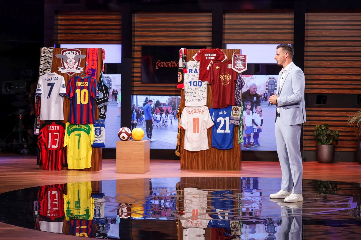 Fotbalistul care i-a impresionat pe investitori și a obținut finanțare la Imperiul Leilor: „Sunt un străin care se simte ca acasă în România”