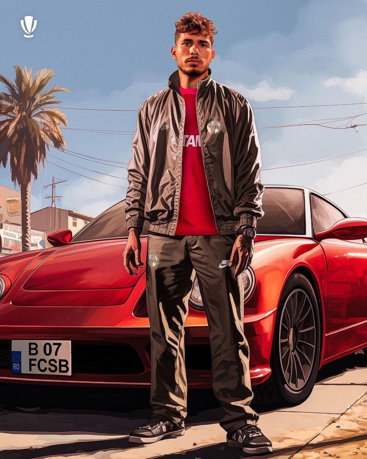 Coman, Ivan și Moldovan, „transportați” în Vice City » Cum arată vedetele Superligii trecute prin „filtrul” GTA 6