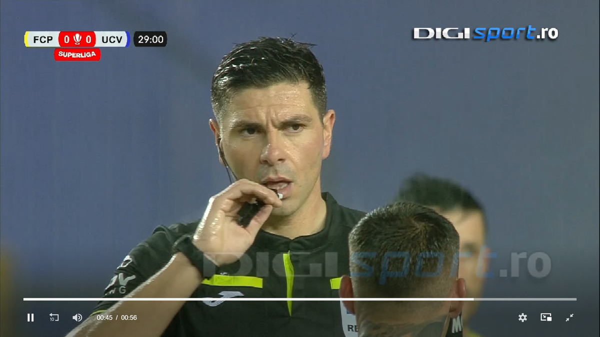 A fost sau nu ofsaid la golul lui Tudorie? Decizia a stârnit rumoare: „Sper că cei din camera VAR au avut și alte imagini”