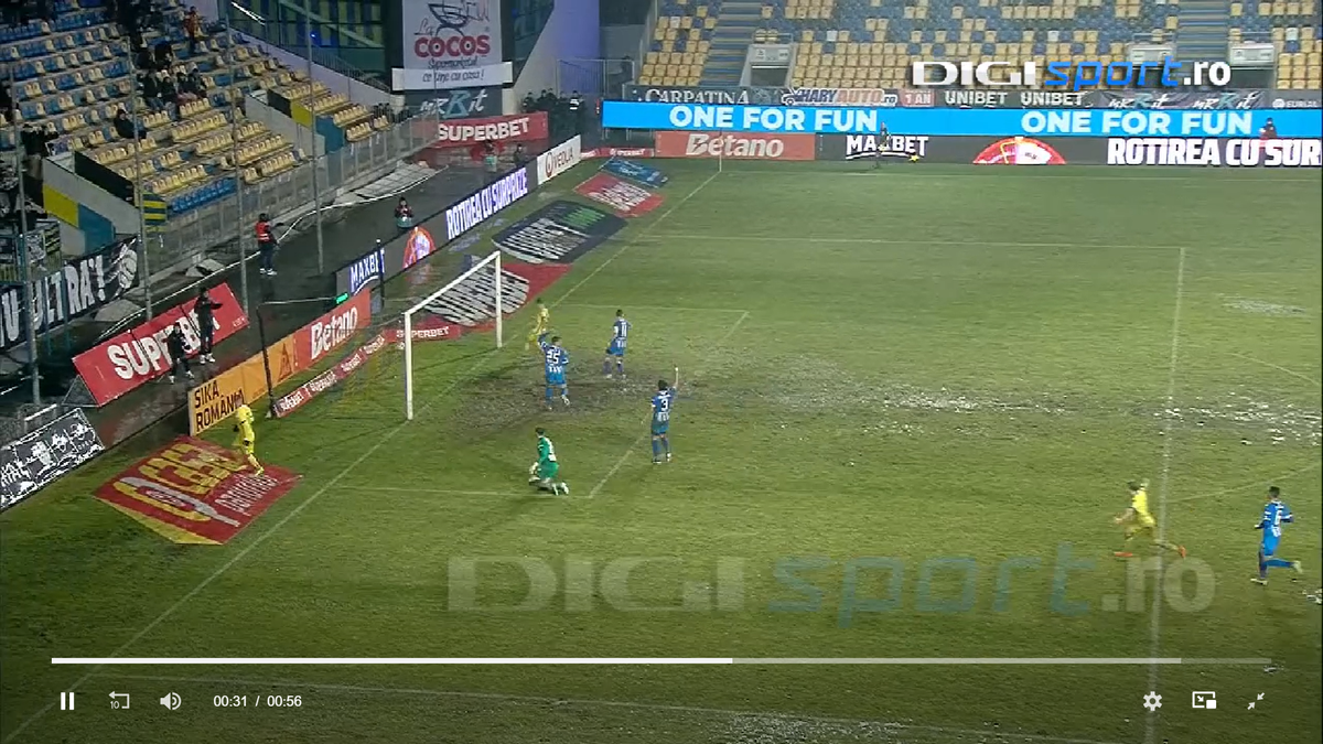 A fost sau nu ofsaid la golul lui Tudorie? Decizia a stârnit rumoare: „Sper că cei din camera VAR au avut și alte imagini”