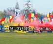 Atmosferă-manifest la un meci de Liga 3: „Apel din Timișoara: trezește, Doamne, țara!”