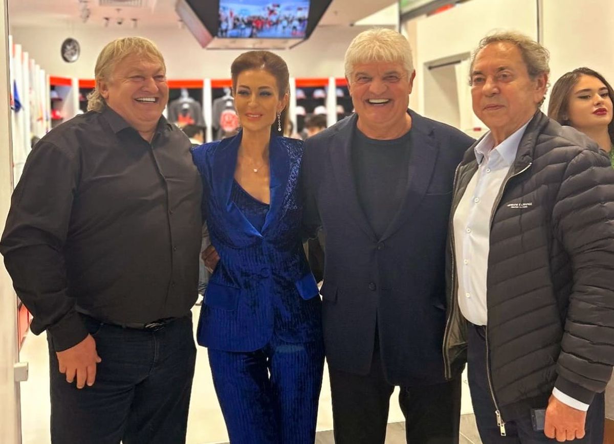 Lansare carte Mircea Lucescu: soții Nicolae și Oana Badea amfitrioni