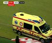 Urcat în ambulanță și transportat la spital, după ce s-a prăbușit pe gazon în Petrolul - Craiova! Primele informații despre starea fotbalistului