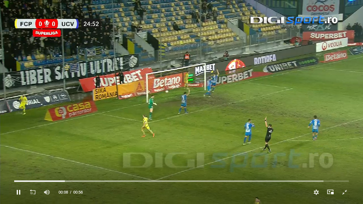 A fost sau nu ofsaid la golul lui Tudorie? Decizia a stârnit rumoare: „Sper că cei din camera VAR au avut și alte imagini”