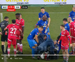 Intrarea neglijentă a lui Sivis a lăsat-o pe Dinamo cu om în minus din minutul 26 » Din camera VAR nu s-a intervenit