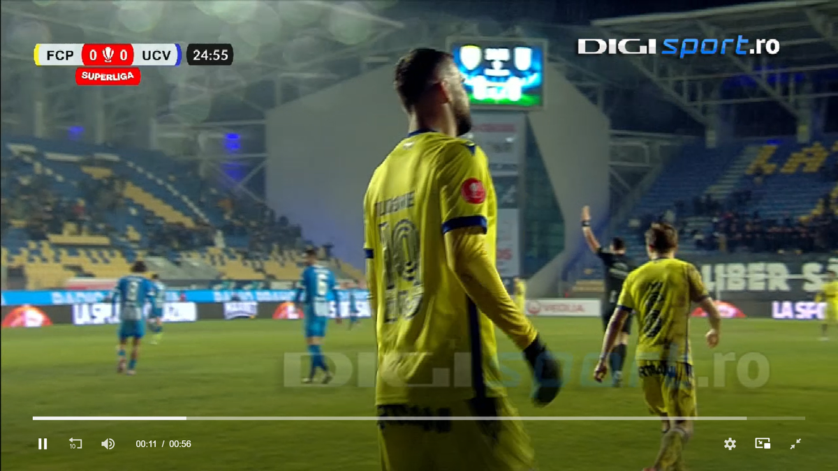A fost sau nu ofsaid la golul lui Tudorie? Decizia a stârnit rumoare: „Sper că cei din camera VAR au avut și alte imagini”