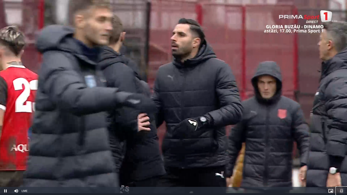 Flavius Stoican a cedat nervos la finalul meciului CSM Reșița - Voluntari