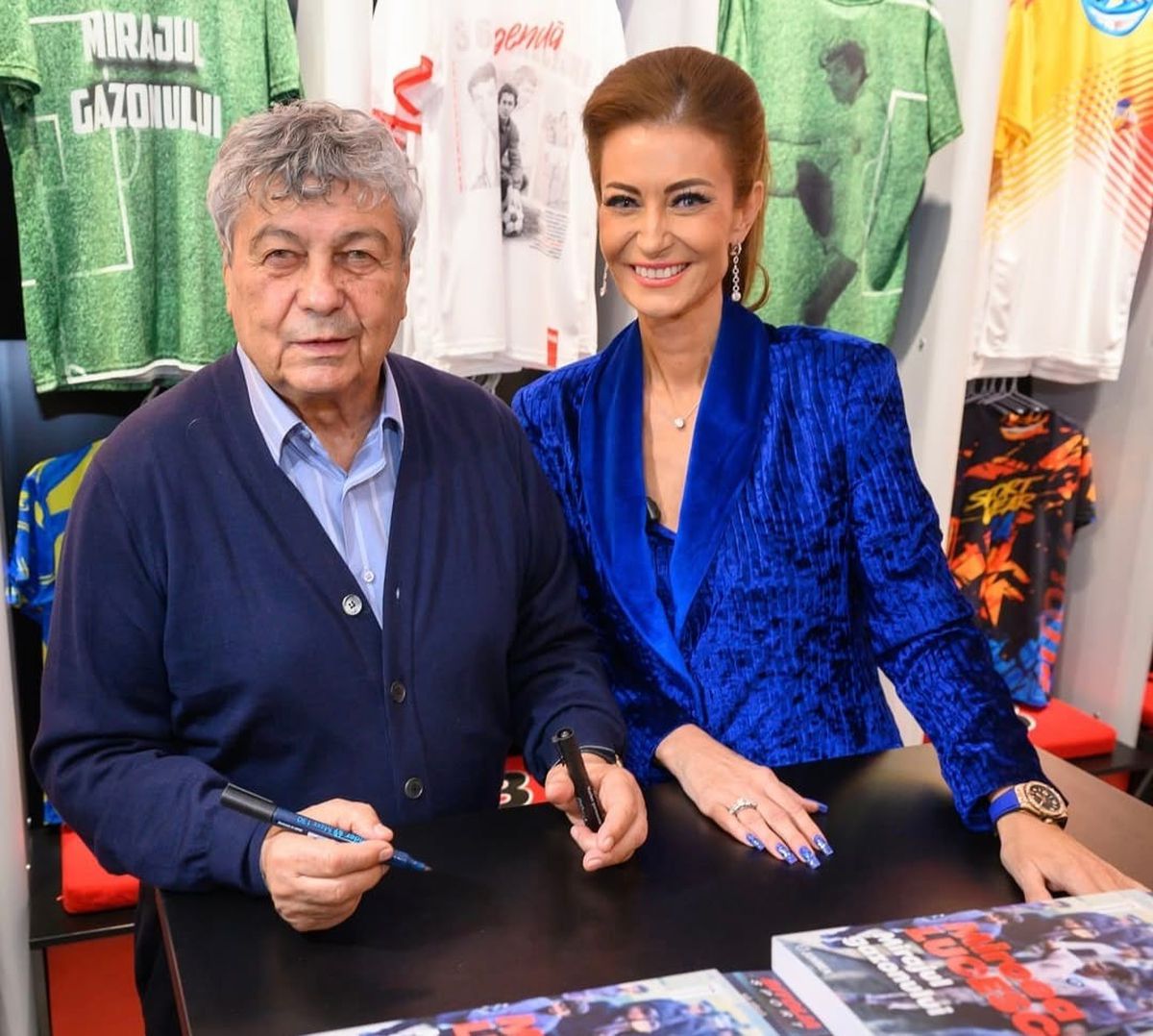 Lansare carte Mircea Lucescu: soții Nicolae și Oana Badea amfitrioni
