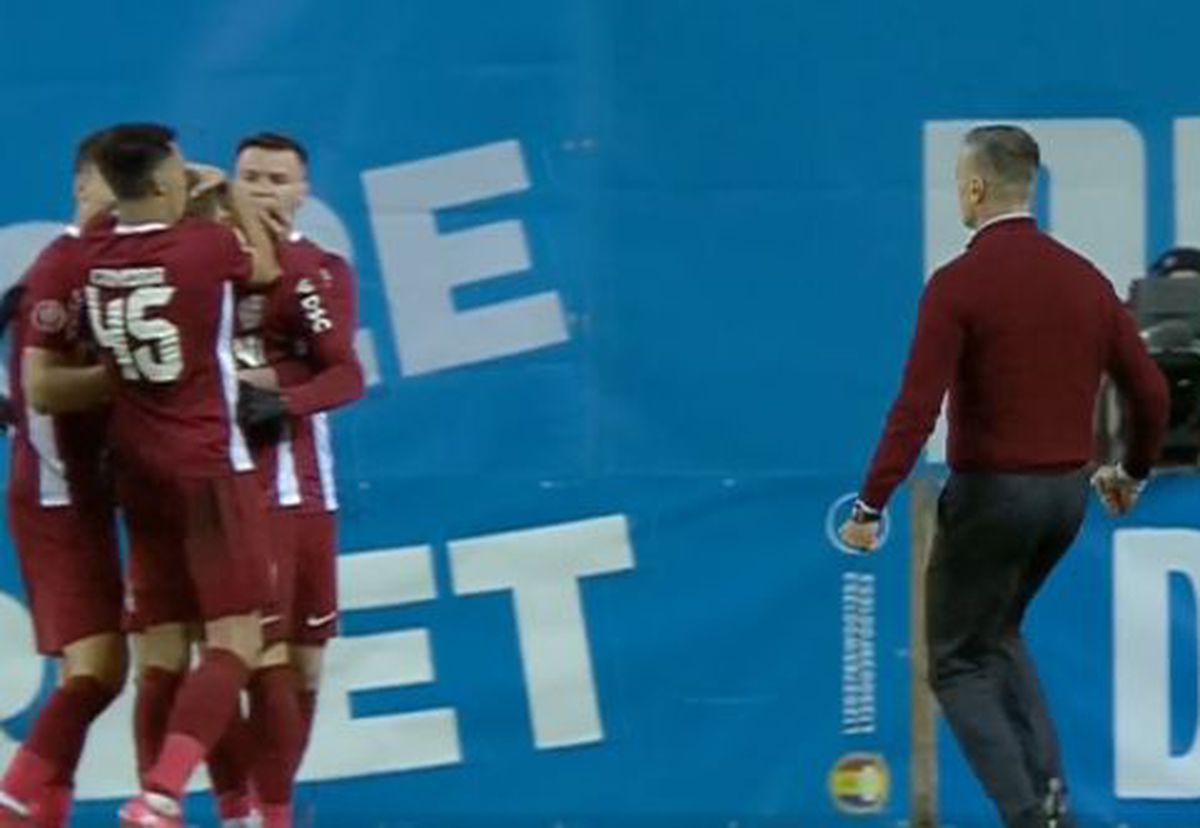 Daniel Pancu, explozie de bucurie la primul gol înscris de Louis Munteanu după două luni: a „țâșnit” pe gazon! Reacție curioasă a nouarului