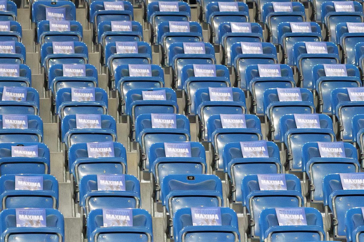 Imagini înainte de Universitatea Craiova - CFR Cluj