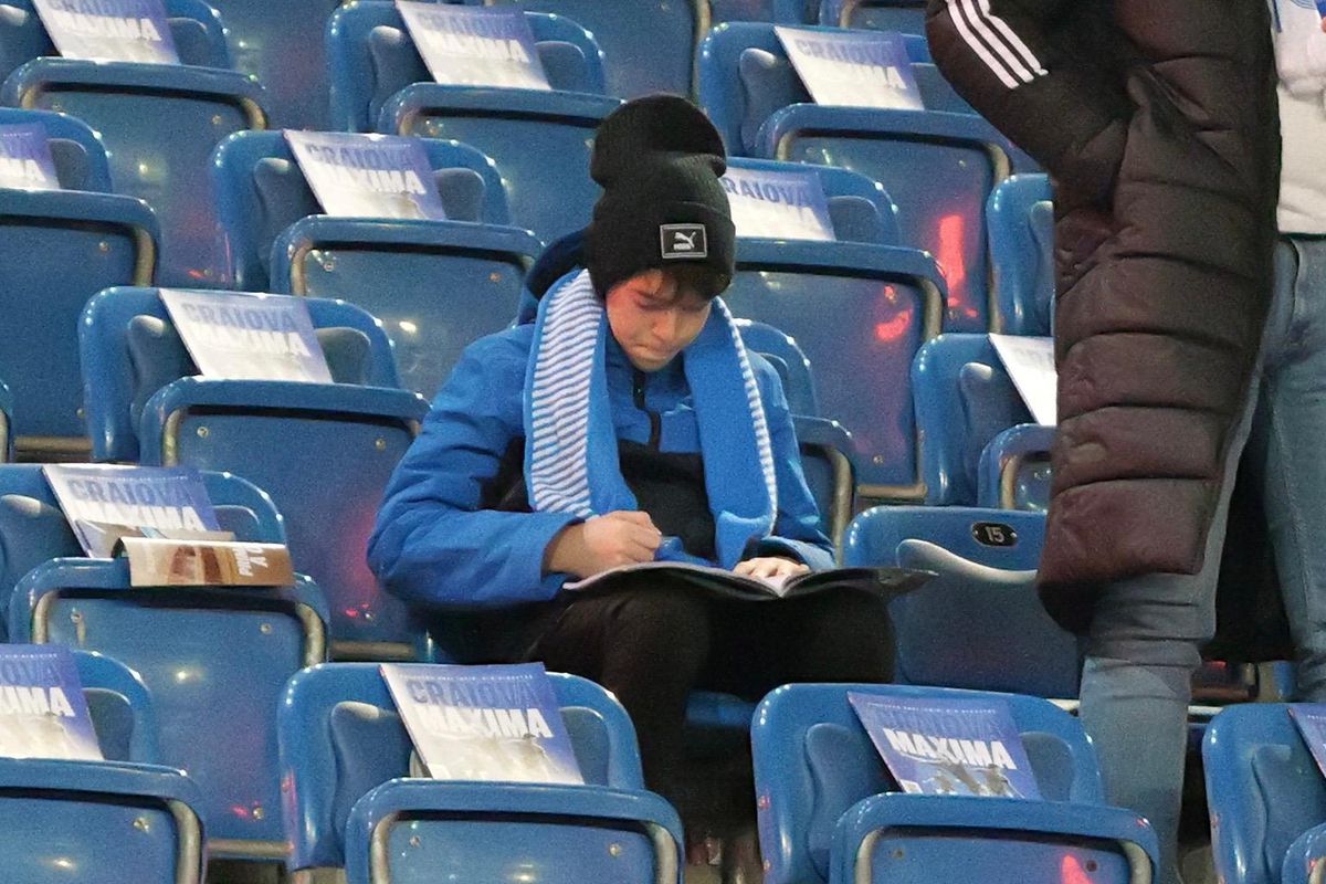 Imagini înainte de Universitatea Craiova - CFR Cluj