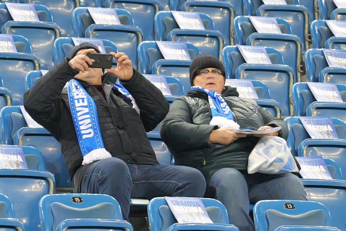 Imagini înainte de Universitatea Craiova - CFR Cluj