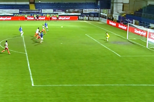 Golul etapei 19 din Superliga! Șut direct în vinclu, portarul nu a avut nicio reacție